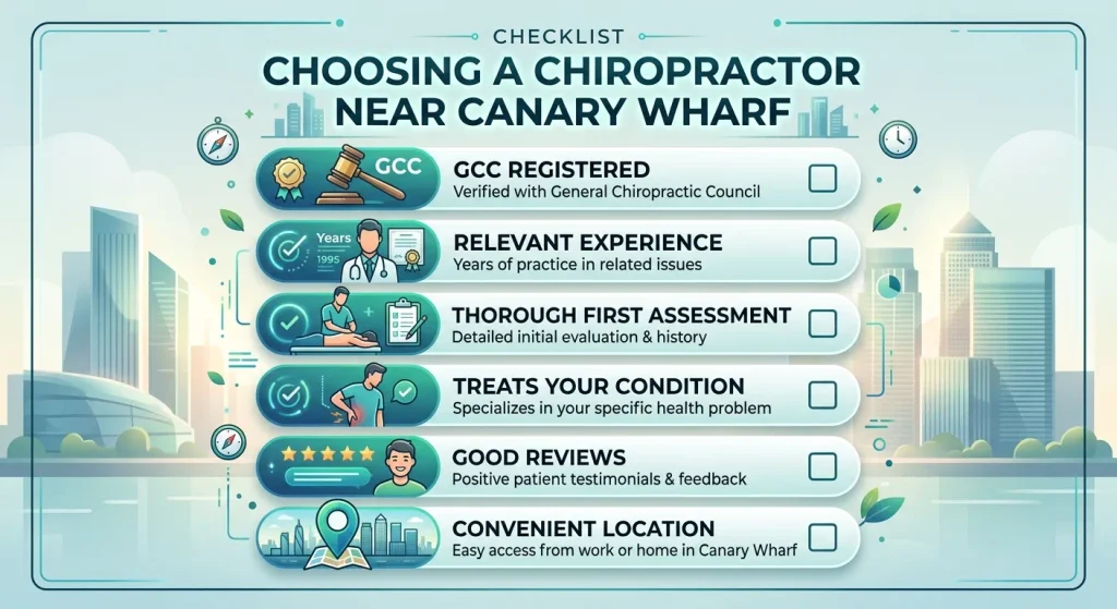 Chiropractor Near Canary Wharf: What Should You Look For? 1 Gemini Generated Image 11qx3x11qx3x11qx