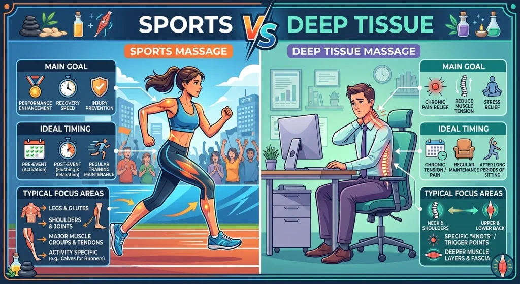 Sports Massage vs Deep Tissue Massage: What's the Difference? 1 Gemini Generated Image uywev3uywev3uywe